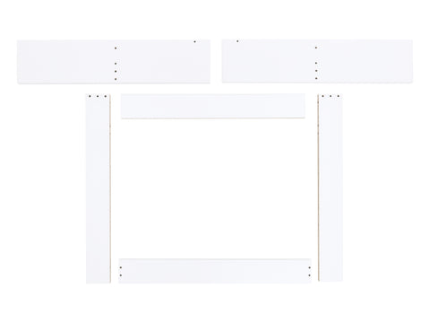 Wickelaufsatz bianco adatto per cassettiera HEMNES larga 160 cm con pannello (copia)