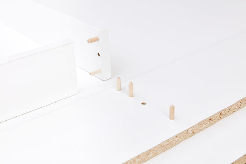Wickelaufsatz bianco adatto per cassettiera HEMNES larga 160 cm con pannello (copia)