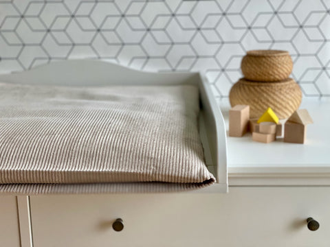 Fodera per fasciatoio in corda larga beige tortora