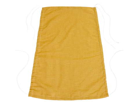 Vela ombreggiante in lino giallo senape