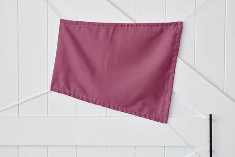 Tenda da sole in lino magenta scuro