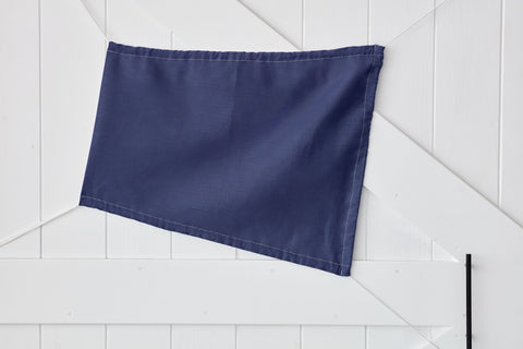Vela ombreggiante in lino blu blu scuro