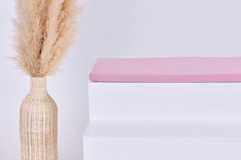 Copriseduta per Ikea TROFAST Mussola rosa