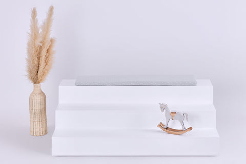 Coprisedile per Ikea TROFAST Mussola grigio soffioni