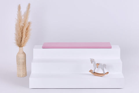 Copriseduta per Ikea TROFAST Mussola rosa