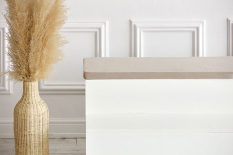 Copriseduta per Ikea TROFAST Mussola beige