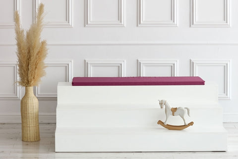 Copriseduta per Ikea TROFAST lino magenta scuro