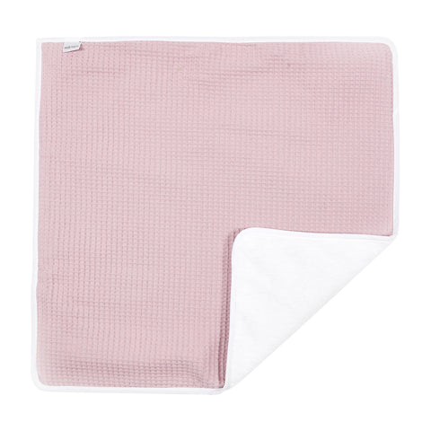 Materassino fasciatoio waffle piqué rosa