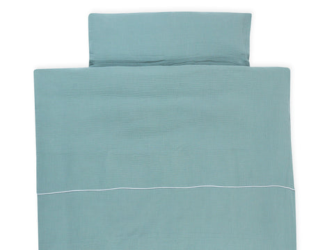 Set biancheria da letto in mussola menta