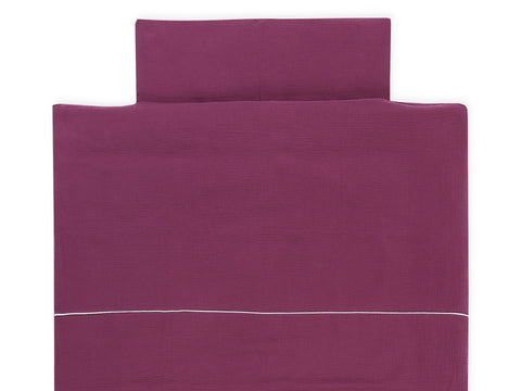 Set biancheria da letto in mussola viola