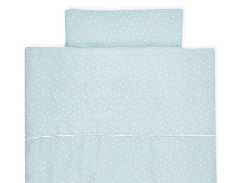 Set biancheria da letto mussola denti di leone menta