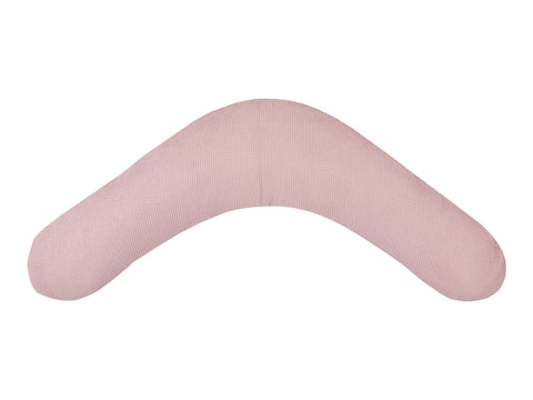 Cuscino da allattamento di qualità waffle piqué rosa