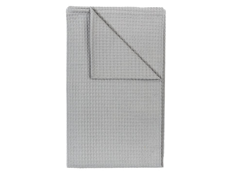 Coperta per bebè waffle piqué grigia