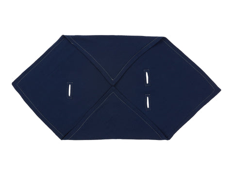 Coperta per seggiolino estivo in mussola blu scuro