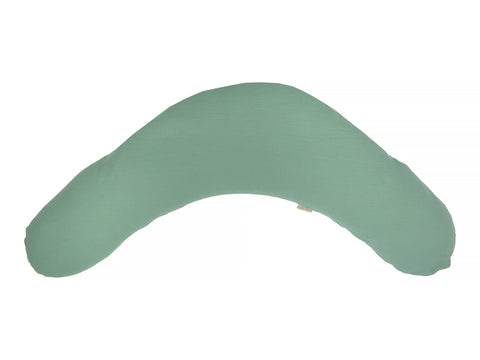 Cuscino da allattamento di qualità in doppia crêpe verde giada
