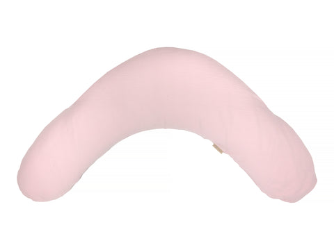 Cuscino da allattamento di qualità in doppio crêpe rosa