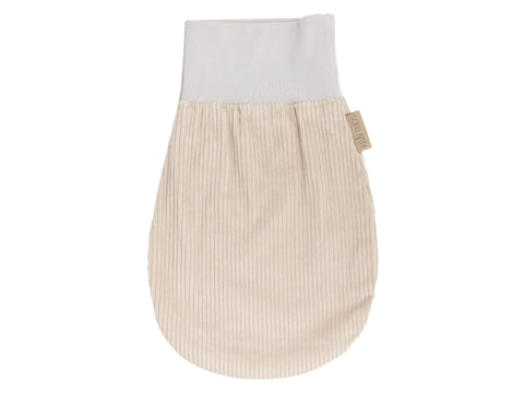 Borsa pagliaccetto autunno inverno cordoncino largo beige tortora