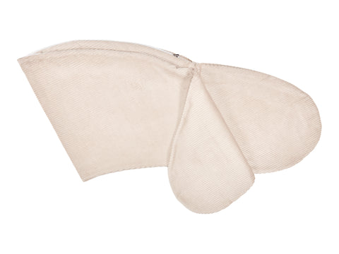 Copricuscino da allattamento cordoncino largo beige tortora