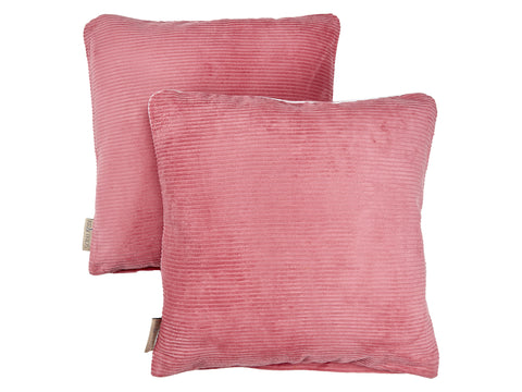 Fodera per cuscino cordoncino largo rosa