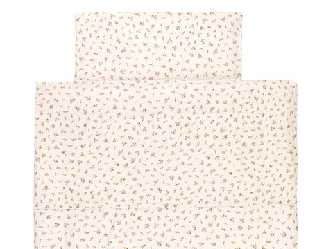 Set biancheria da letto rami di mussola marrone