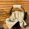 Lino marrone naturale
