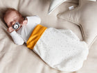 Farbe oder Motiv: Goldene Punkte auf Weiß