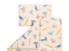 Bettwäscheset musselin farbdruck – Zoe´s Dinosaurier auf Beige, Primäransicht