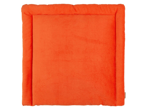 Wickelauflage Breitcord – Orange Reinorange, Aufsicht