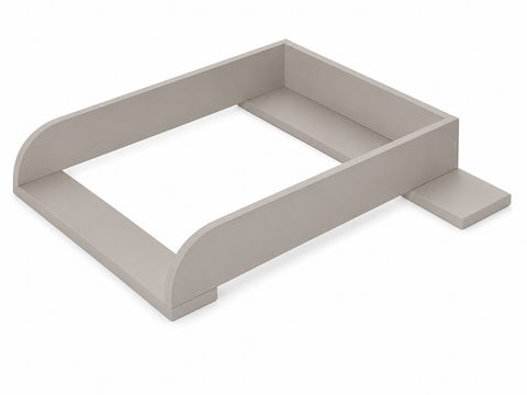 Piano fasciatoio grigio adatto per comò GULLABERG con 3 cassetti (99 cm)