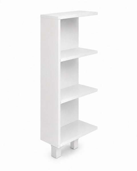 Scaffale bianco adatto per HEMNES 108 cm con due grandi piedi regolabili