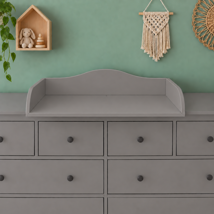 Accessorio fasciatoio bianco adatto per cassettiera HEMNES con pannello larga 160 cm
