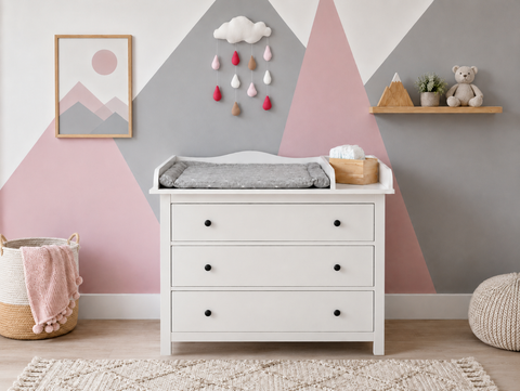 Accessorio per il cambio XXL extra largo con divisorio per HEMNES