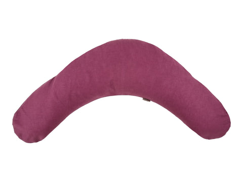 Cuscino per allattamento di qualità in lino magenta scuro