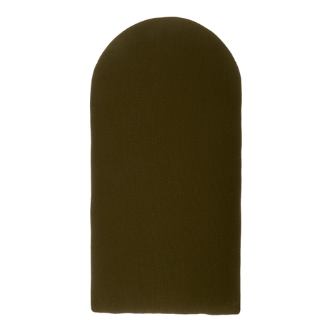 Pannello a parete arrotondato doppio crespo