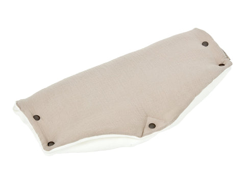 Sacco da passeggino in mussola beige