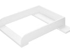 Der KraftKids Wickelaufsatz weiß, passend für 108 cm breite HEMNES Kommode, bietet eine Wickelfläche von 50 x 70 cm und sorgt mit seitlichen Blenden für sicheres und bequemes Windelwechseln auf der Kommode.