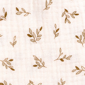 Stoff musselin rami marrone MER SSS133