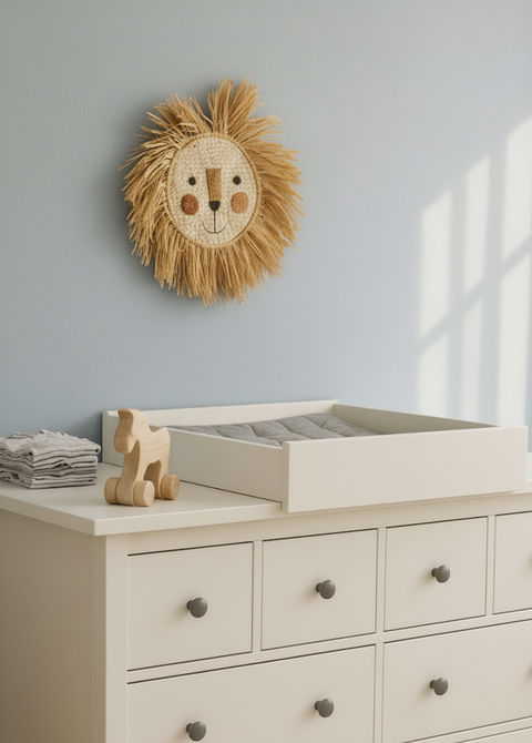 Wickelaufsatz bianco per fasciatura trasversale adatto per comò HEMNES larghi e stretti