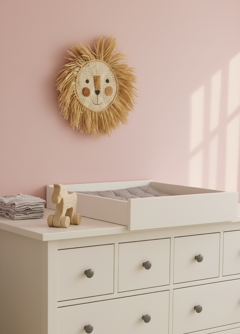 Wickelaufsatz bianco per fasciatura trasversale adatto per comò HEMNES larghi e stretti