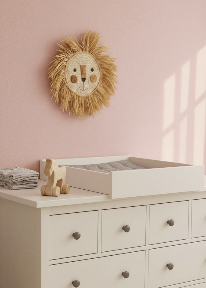 Wickelaufsatz bianco per fasciatura trasversale adatto per comò HEMNES larghi e stretti