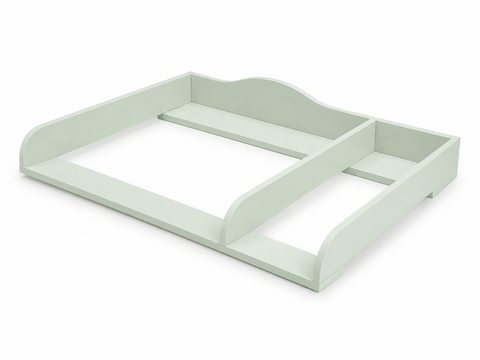 KraftKids copertura fasciatoio XXL verde pastello extra larga 108 cm con scomparto divisorio per HEMNES largo 108 cm