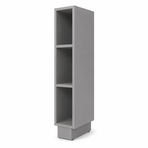 Scaffale portaoggetti grigio adatto come piano fasciatoio per cassettiera GULLABERG grigia