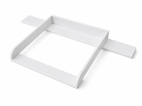 Rivestimento fasciatoio bianco adatto per cassettiera GULLABERG 168 cm con pannelli laterali di copertura
