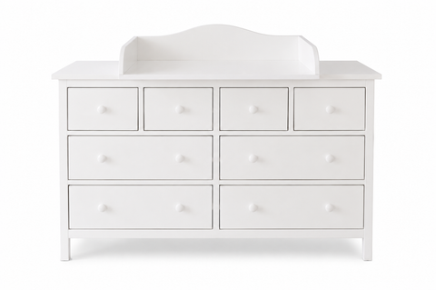 Rivestimento fasciatoio bianco adatto per cassettiera GULLABERG 168 cm con pannelli laterali di copertura