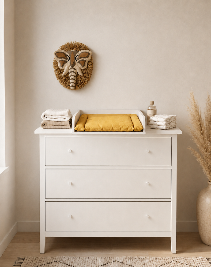 Rivestimento fasciatoio bianco adatto per la cassettiera GULLABERG con 3 cassetti (99 cm)