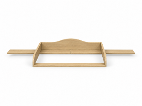 Piano fasciatoio per comò ANKARUDDEN con 6 cassetti e 2 cassetti interni – effetto rovere – superficie per il cambio 78 × 78 cm