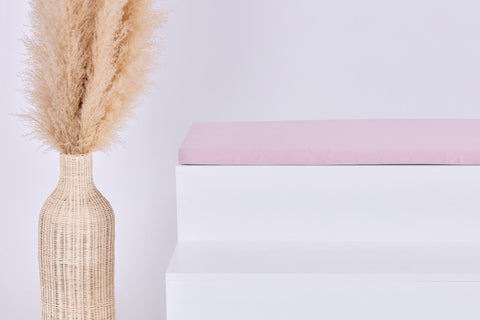 Cuscino per seduta per Ikea TROFAST doppio crepe rosa