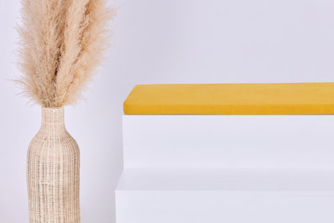 Copriseduta per Ikea TROFAST Doppio Crepe Giallo Senape