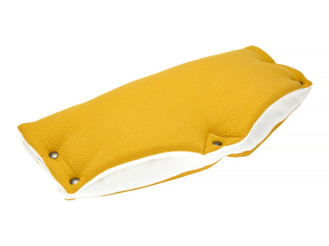 Sacco passeggino double crepe giallo senape