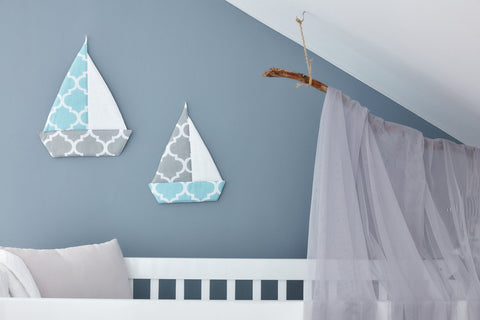 Barca a vela trifoglio marocchino grigio